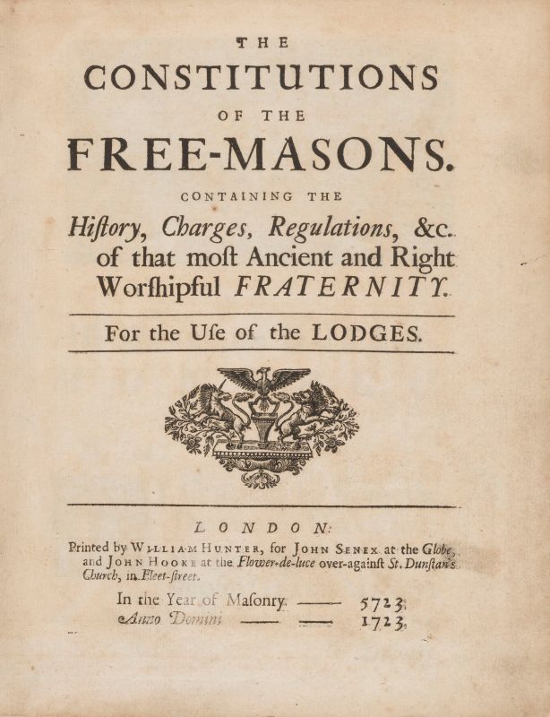 The Constitutions of the Free-Masons